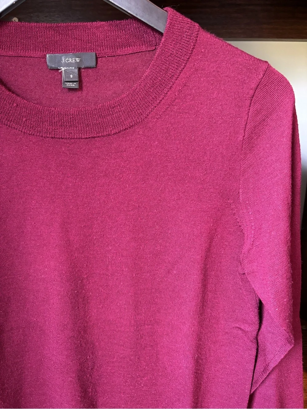 J. Crew 100% Merino Wool Women's Crewneck Sweater